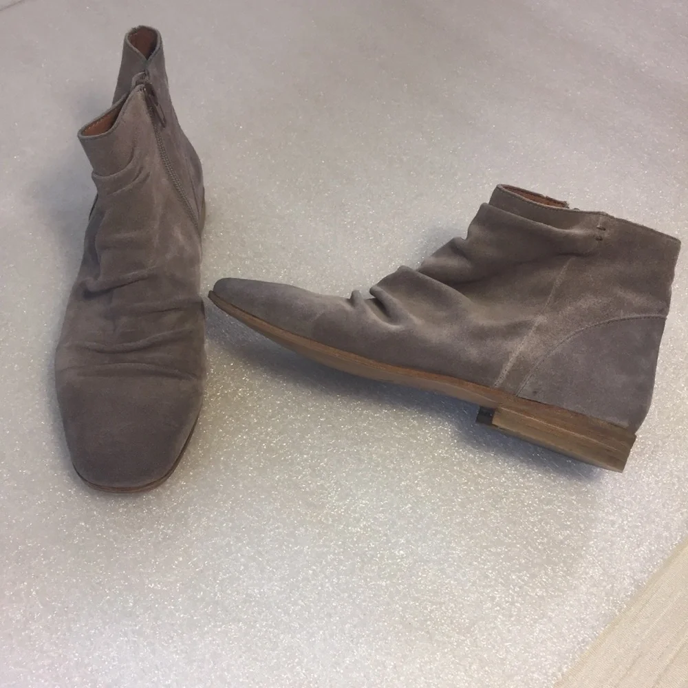 Jeffrey Campbell gray suede Ankle Boot size 7